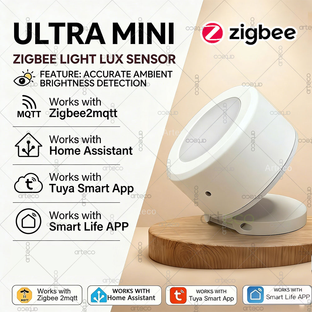 Home Automation Technology - Ultra Mini Zigbee Işık Sensörü aydınlatma