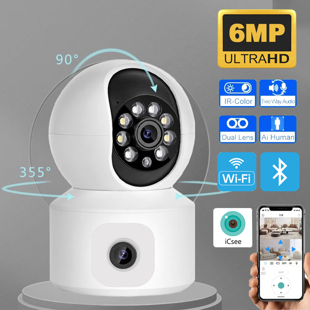 Eufy Camera E220 - 6MP ICSEE WiFi IP Kamera Çift