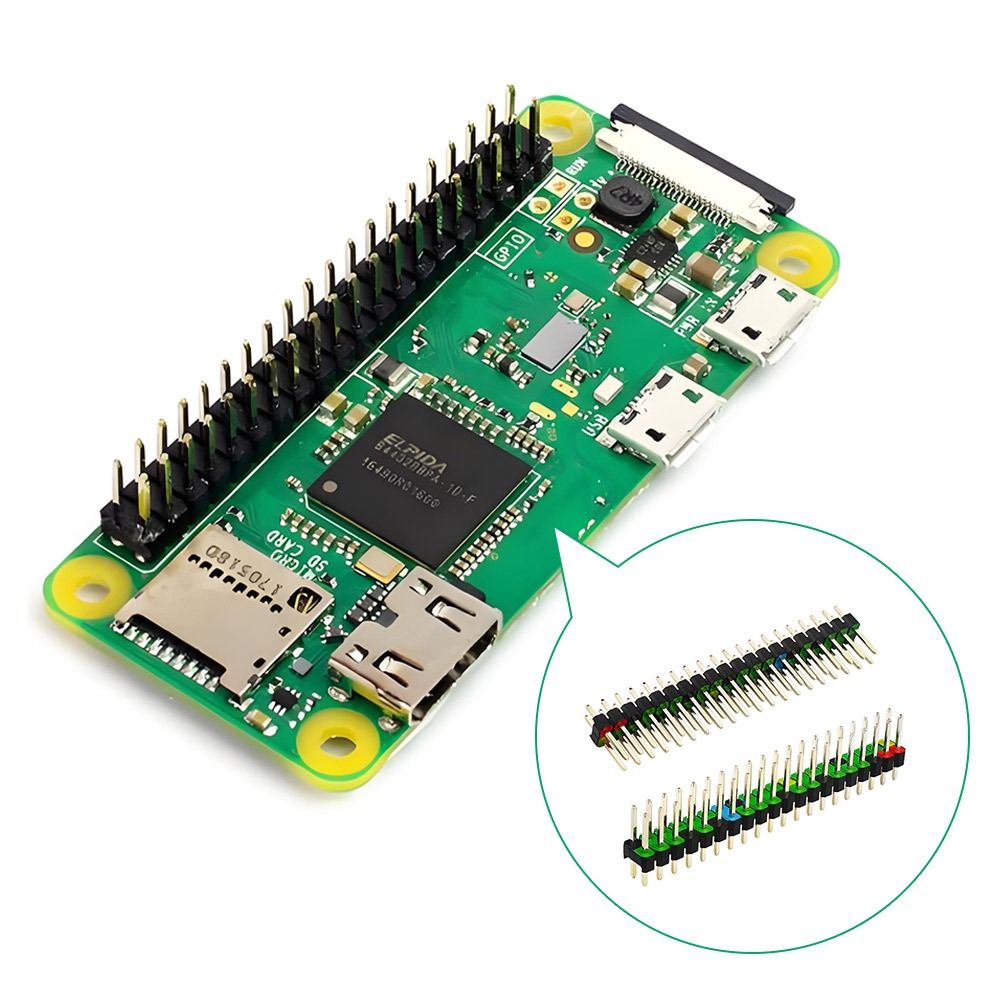 Pi Zero W Board - 2*20pin Geliştirme Kurulu Başlığı 2.54mm Aralığı