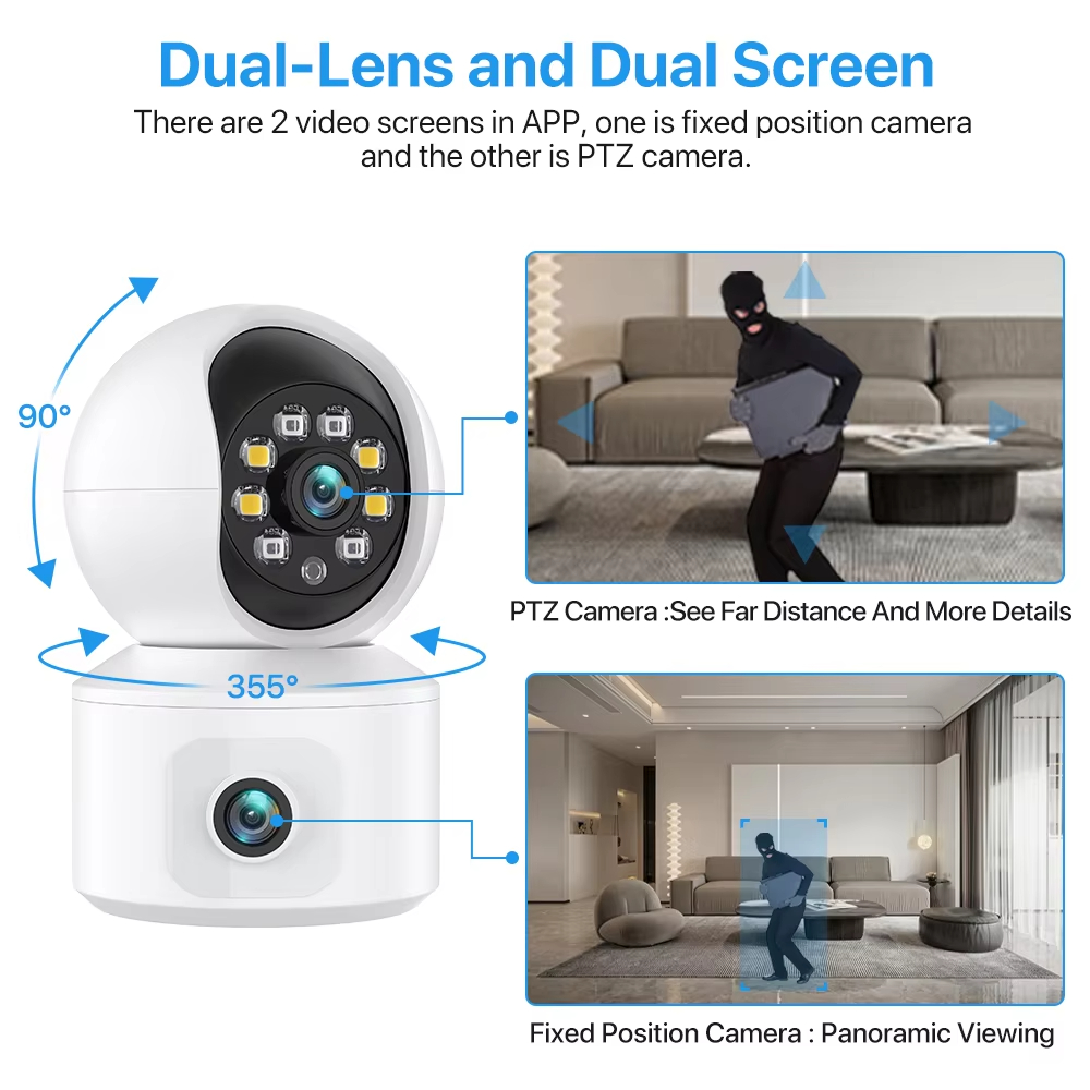6MP ICSEE WiFi IP Kamera Çift  - Eufy Camera E220 incelemesi ve fiyatı