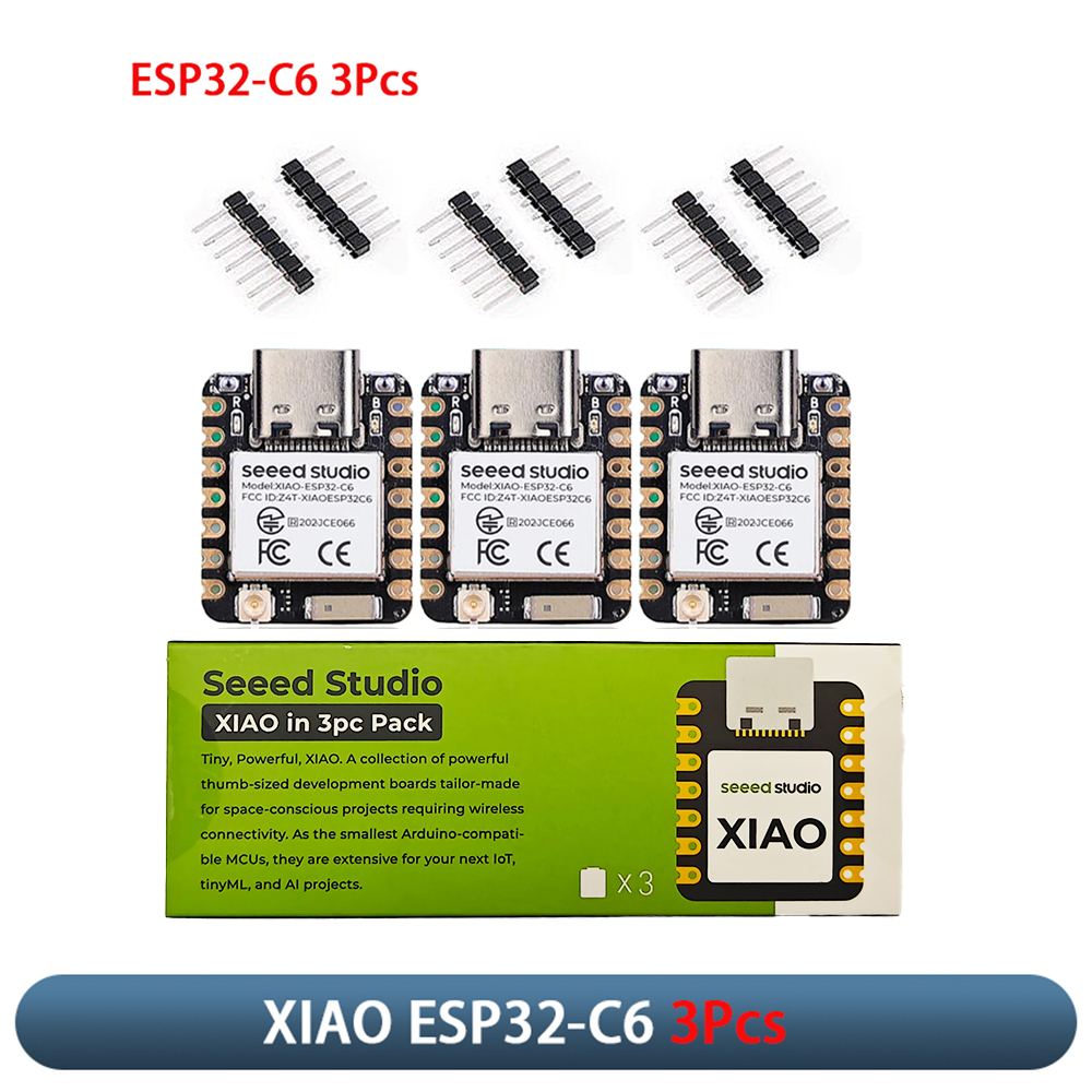 XIAO ESP32-C6 3 Adet Geliştirm - Home Automation Arduino incelemesi ve fiyatı