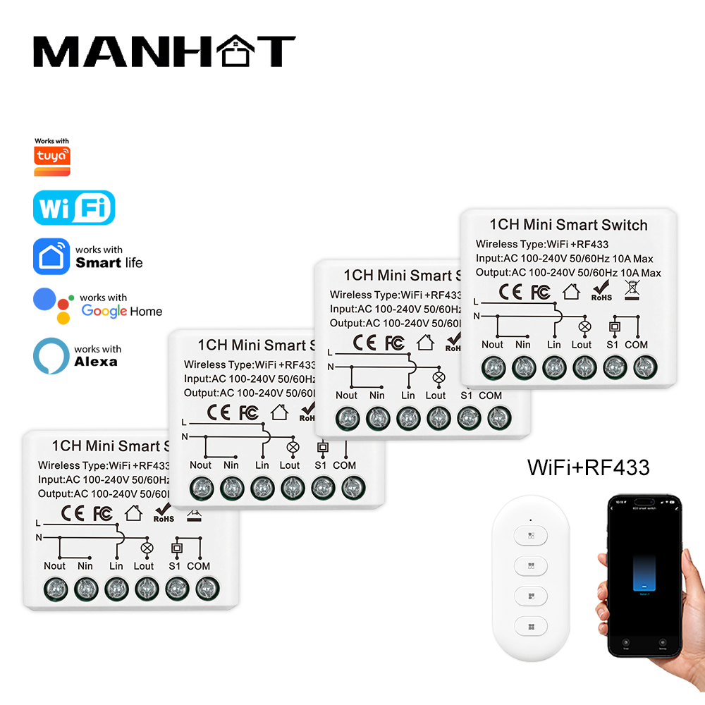 10A Mini WIFI Akıllı Anahtar R - Home Automation Technology incelemesi ve fiyatı